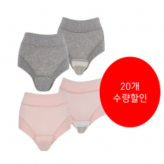 요실금팬티 CURA-L1  30CC (회색, 연핑크)20개수량할인